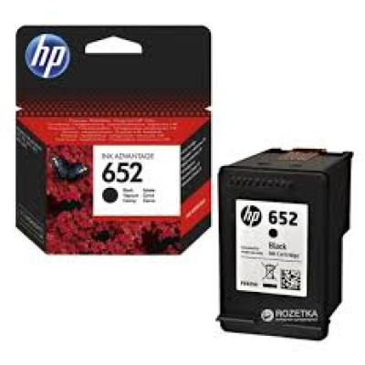 HP tinta  F6V25AE -  (No.652) - crna
